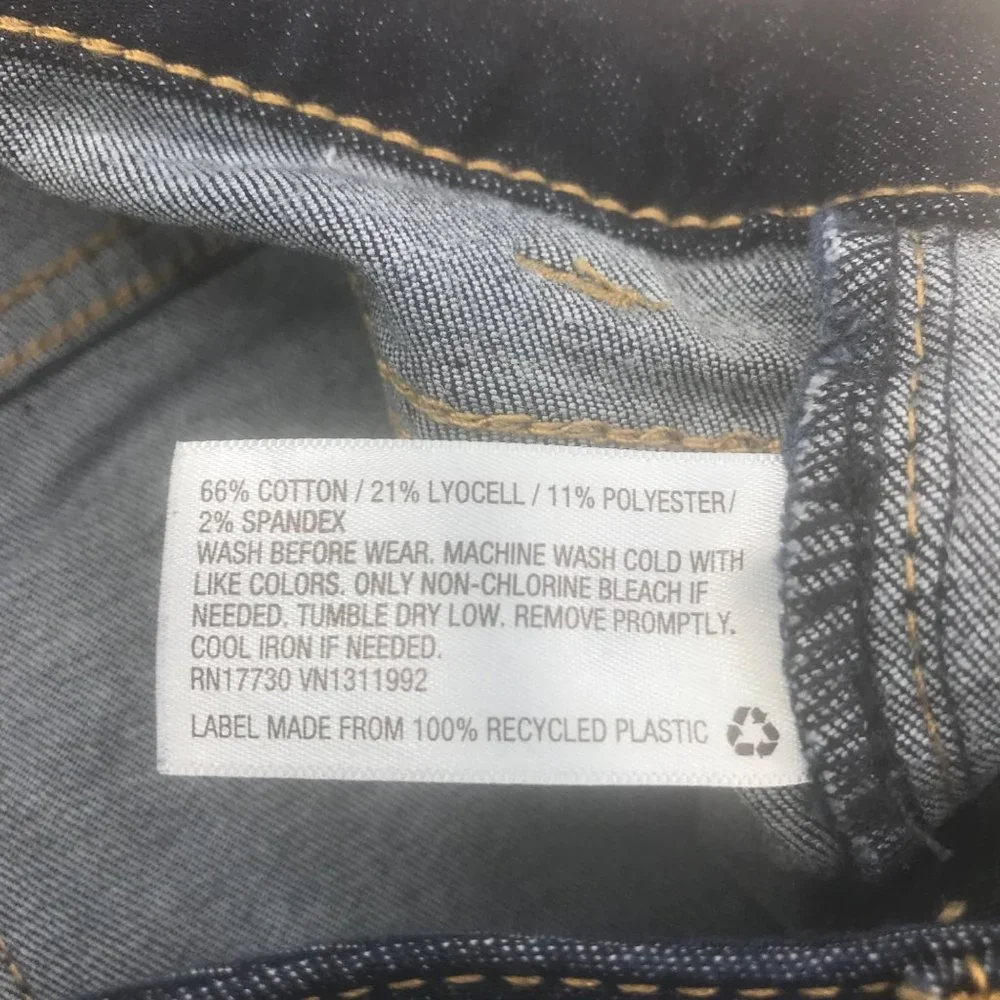 Cat & Jack Girl's Size 14 Adjustable Waist Super Skinny Jean Blue Denim New